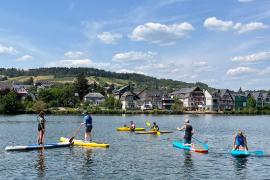 Kanufahrt auf der Mosel