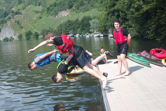 Kanufahrt auf der Mosel