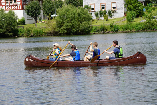 Kanufahrt auf der Mosel