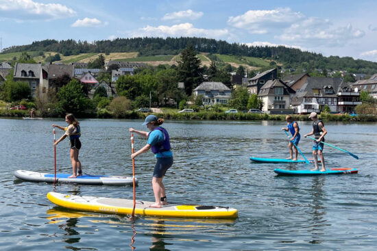 Kanufahrt auf der Mosel